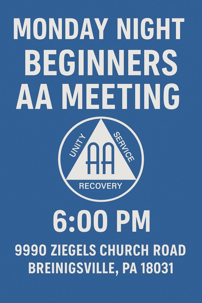 New Beginners Meeting – AA Lehigh Valley